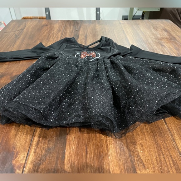 Minnie Mouse Black Leotard Tutu dress size 3T - Picture 3 of 5